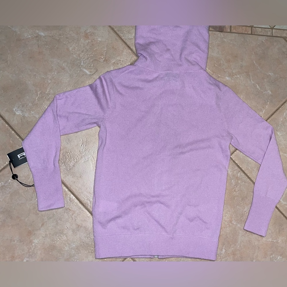 RLX Polo Ralph Lauren Golf Women’s Zip Up Sweater Pullover Hoodie Cashmere XS - Picture 4 of 16